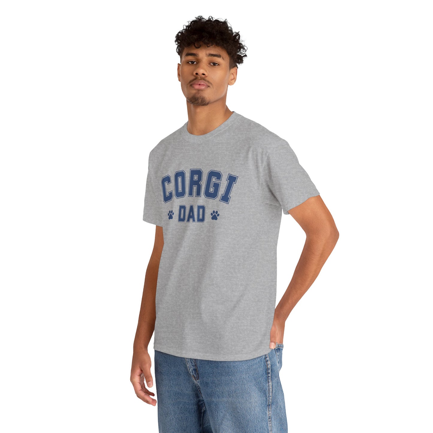 CORGI DAD Unisex Heavy Cotton Tee AU