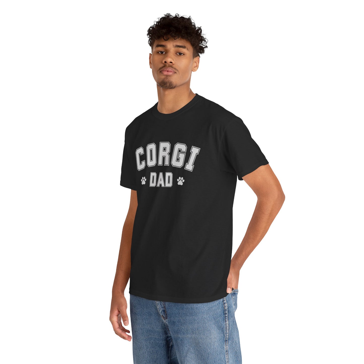 CORGI DAD Unisex Heavy Cotton Tee AU