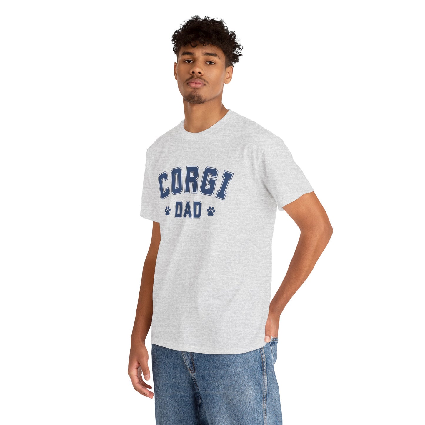 CORGI DAD Unisex Heavy Cotton Tee AU