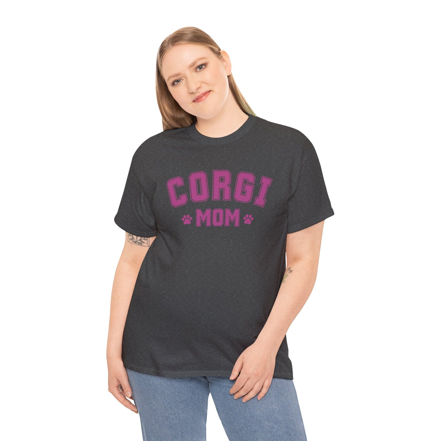 CORGI MOM Unisex Heavy Cotton Tee US