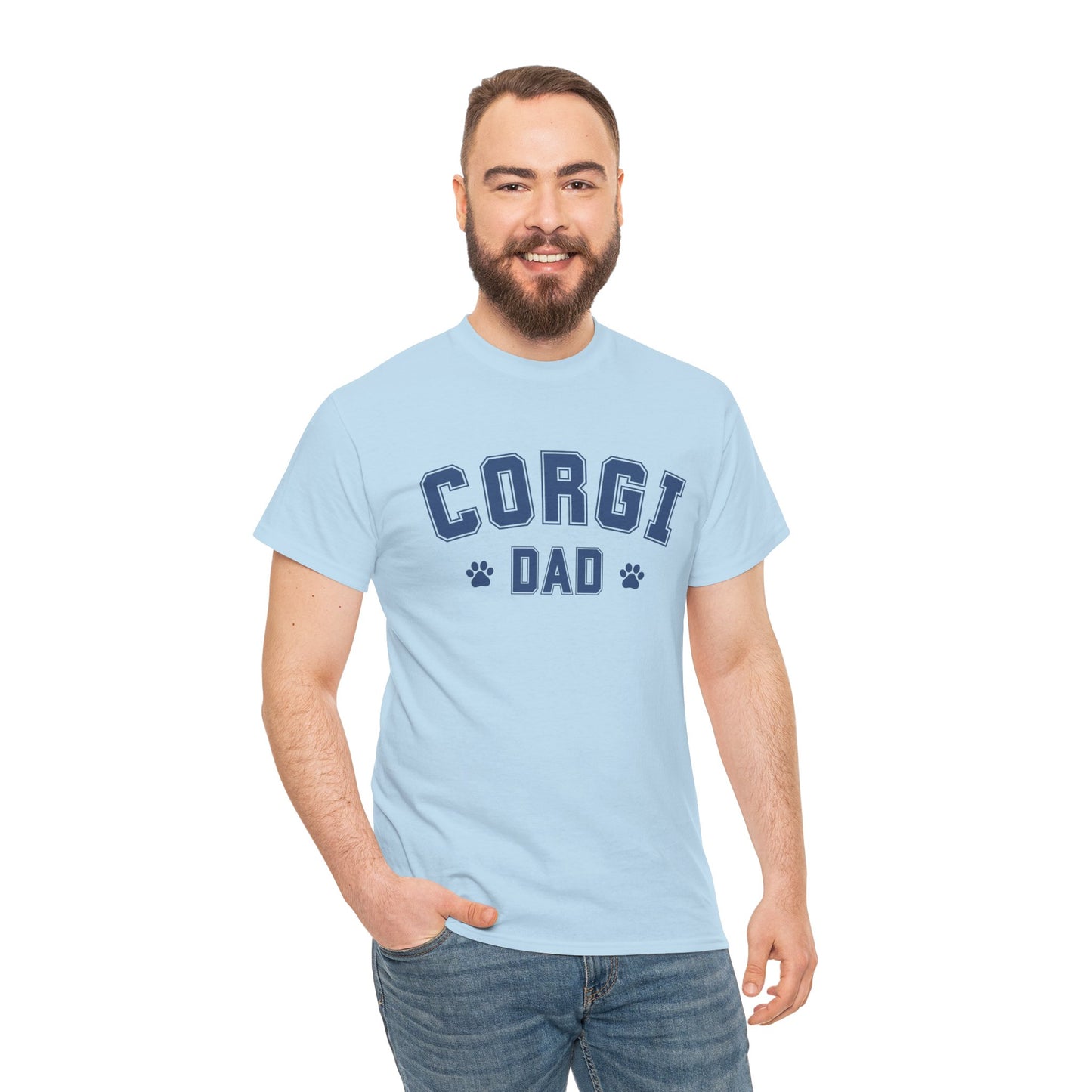 CORGI DAD Unisex Heavy Cotton Tee AU