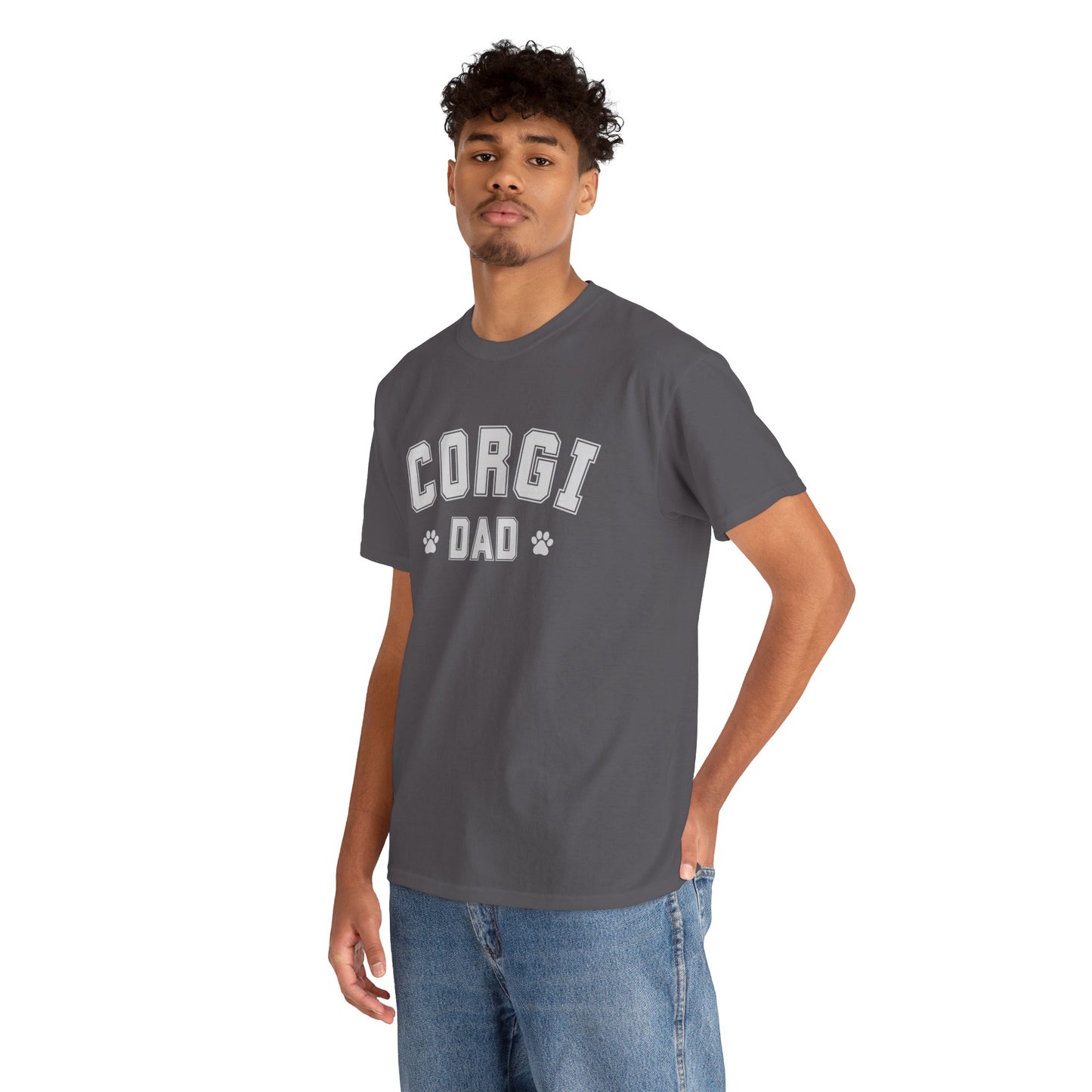 CORGI DAD Unisex Heavy Cotton Tee AU